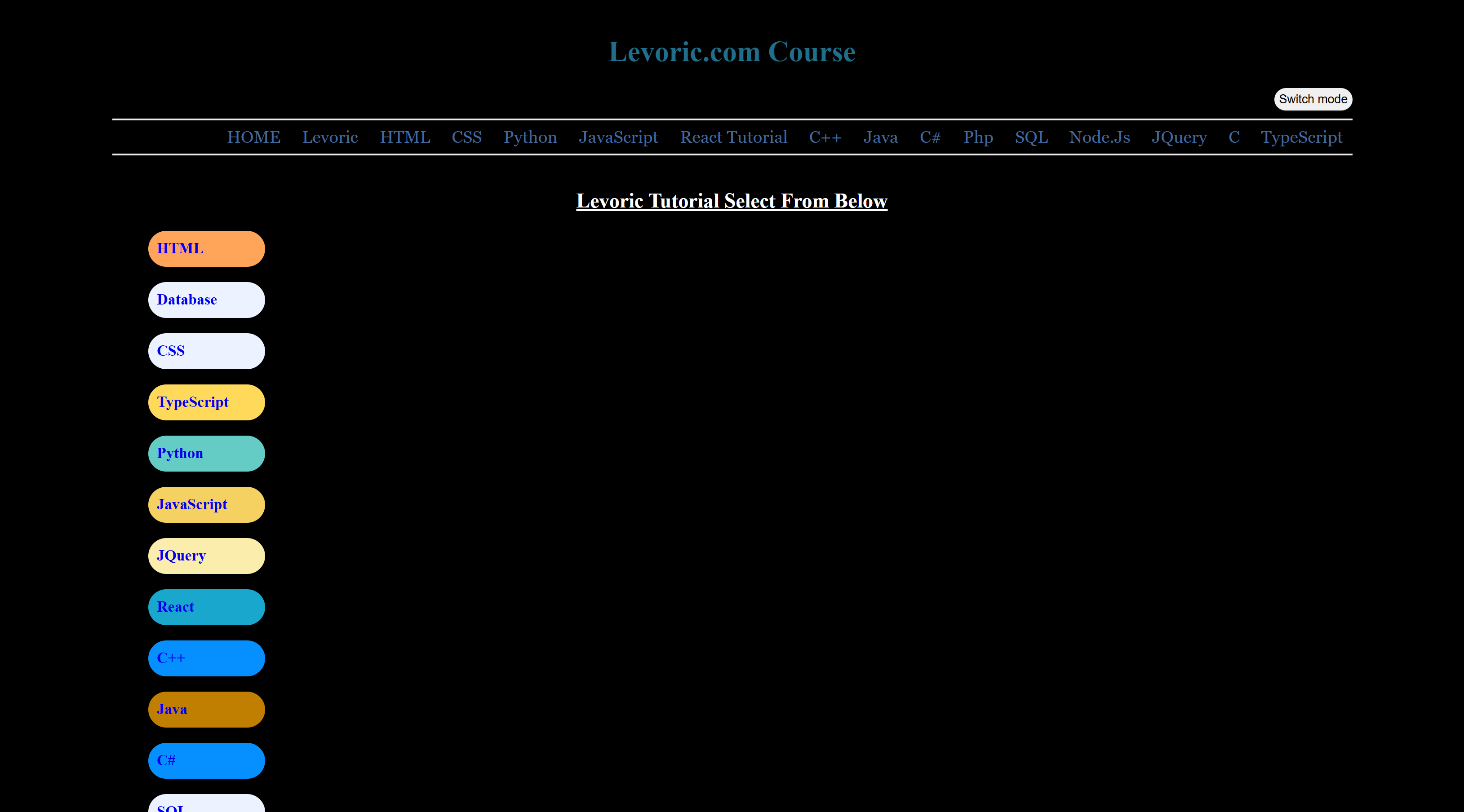 LevoricLearn v1.0.0